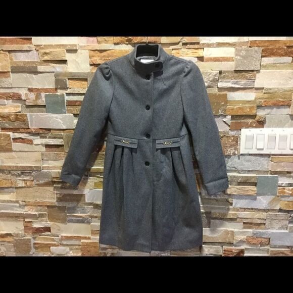 GUCCI Grey Wool Coat  - Picture 1 of 14